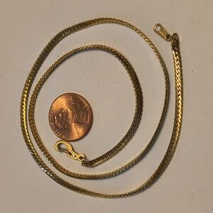 Goldtone Herringbone Chain